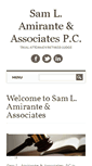 Mobile Screenshot of amirantelaw.com
