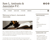 Tablet Screenshot of amirantelaw.com